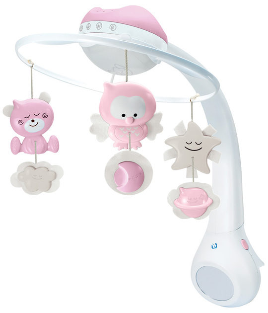 Bkids musical mobile projector pink